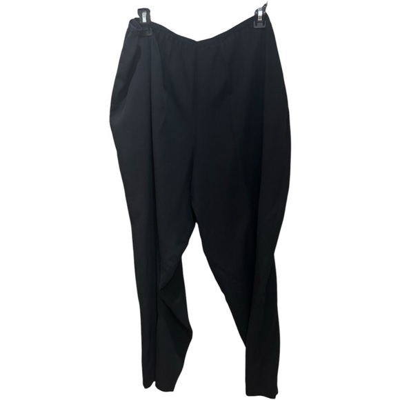 NWT Citron Santa Monica Silk Black Pull On Pant in Size 2X - Picture 5 of 7